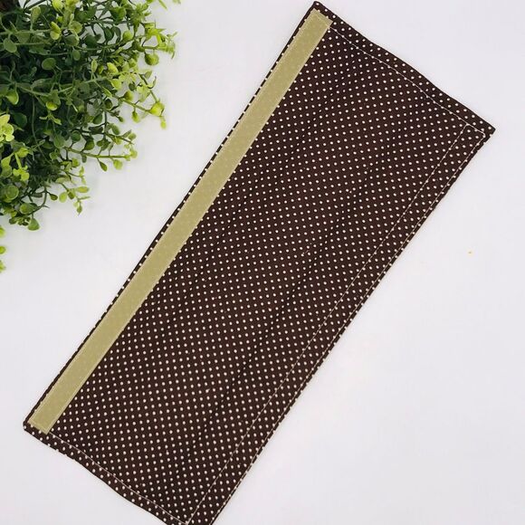 Set of 2 Refrigerator Handle Covers, Reversible, Neutral Mushrooms 14x5 - Picture 5 of 5